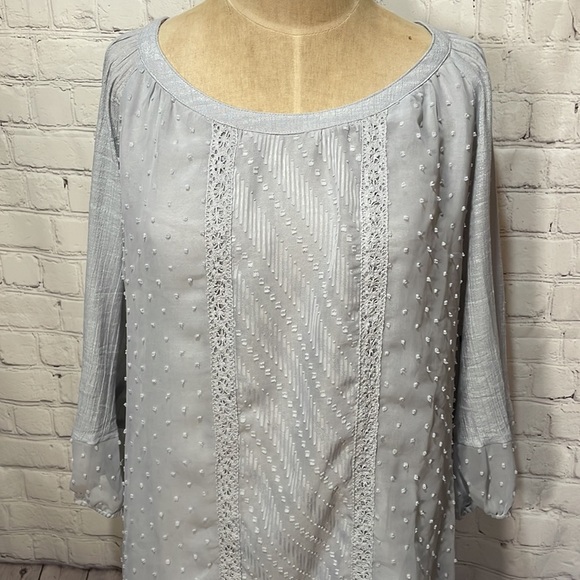 Krazy Kat Gray Blouse Thin Size XL - Picture 2 of 6